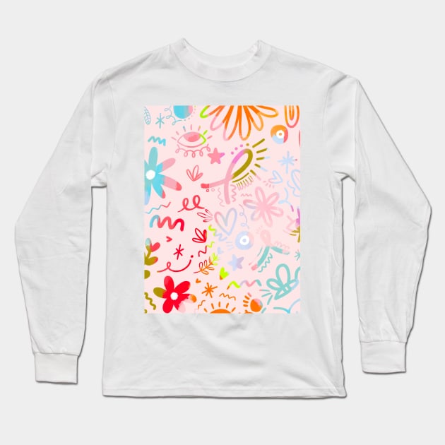 DOODLELICIOUS Long Sleeve T-Shirt by AS.PAINTINGS